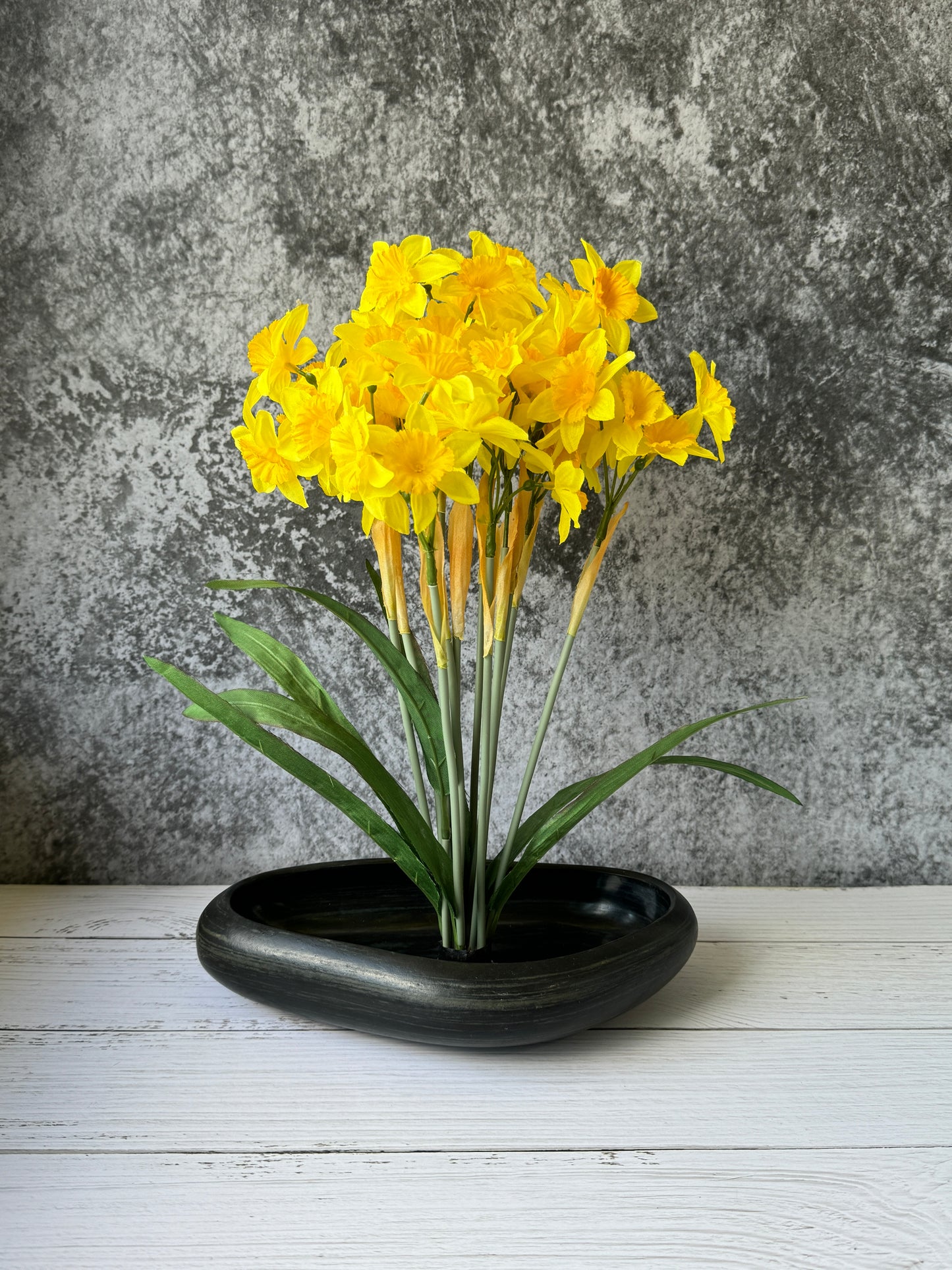 "Nocturnal Swirl" - Hand-carved stone bowl | Riverstone dish | Rock plate | Serving tray | Catch-all | Trinket tray | Birdbath