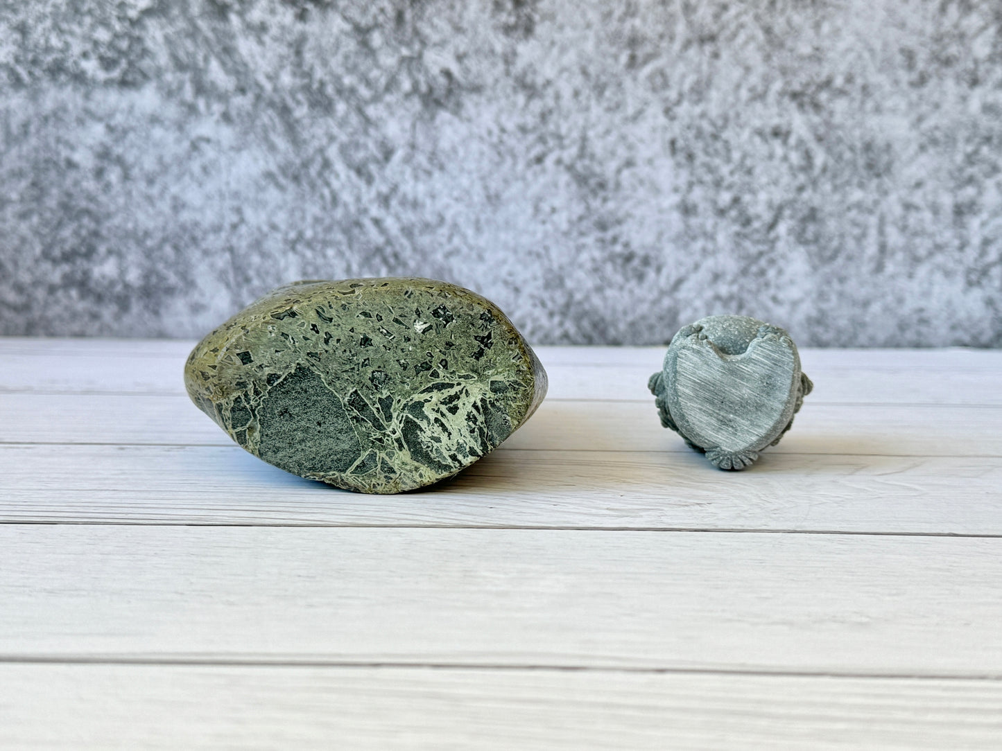 "Glacier" - Handmade Natural Riverstone Vase