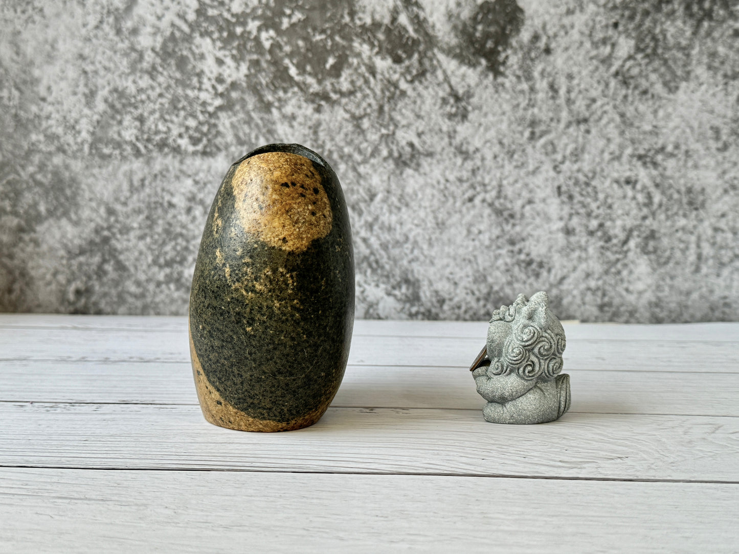 "Sandbar" - Handmade Natural Riverstone Vase