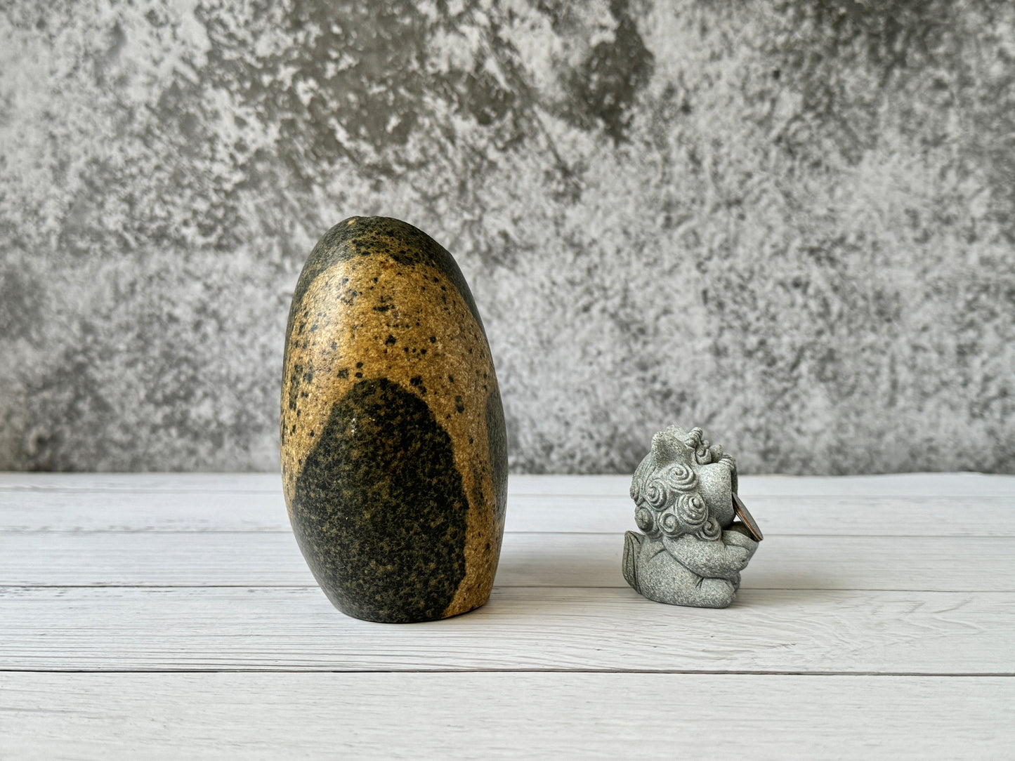 "Sandbar" - Handmade Natural Riverstone Vase