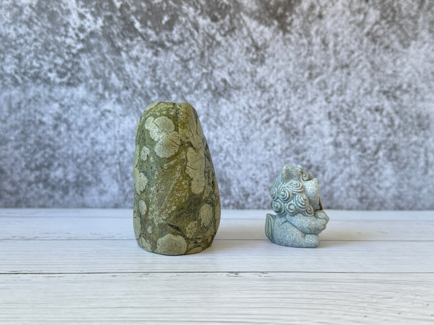 "Vineyard" - Handmade Natural Riverstone Vase