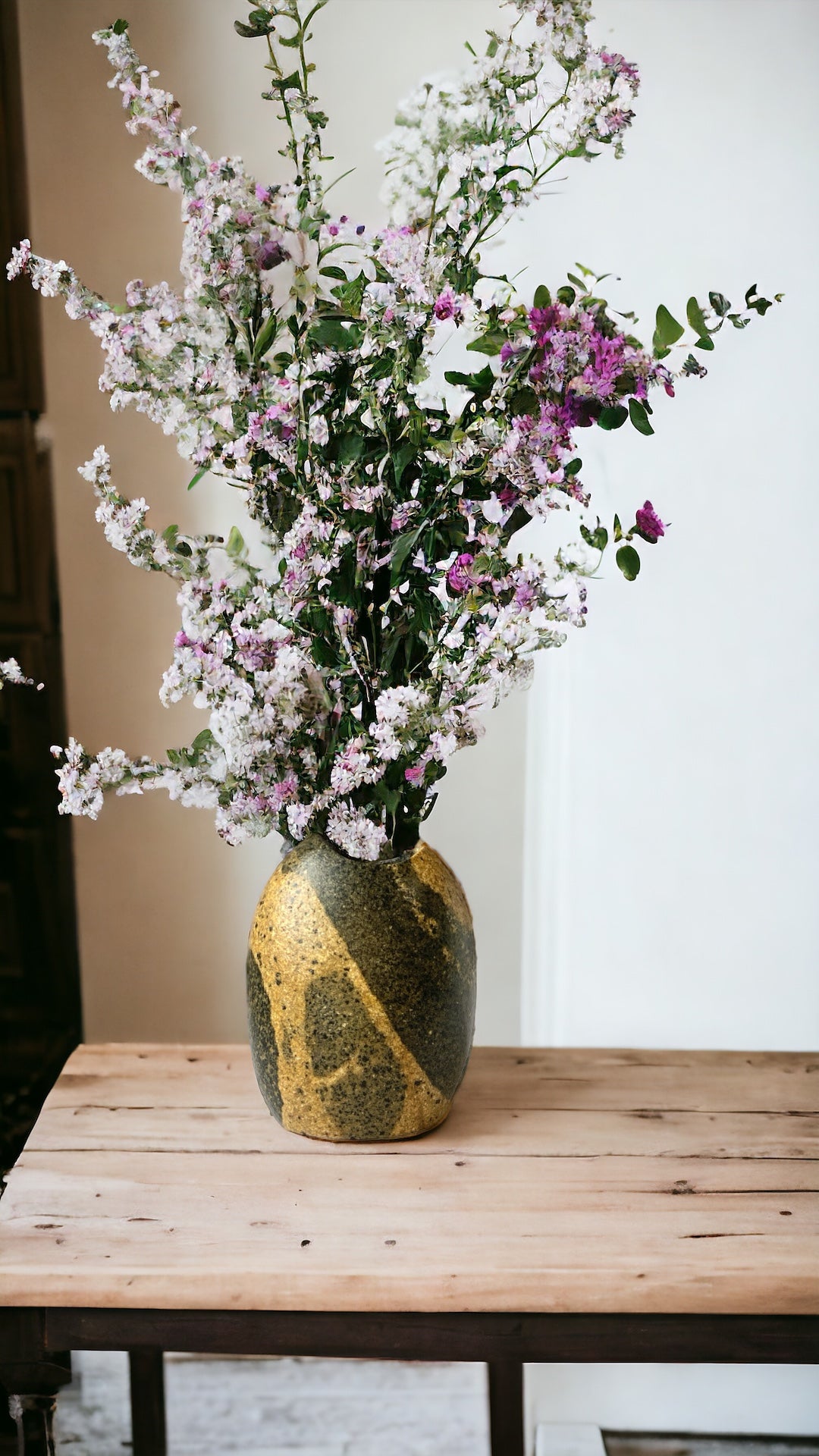 "Sandbar" - Handmade Natural Riverstone Vase